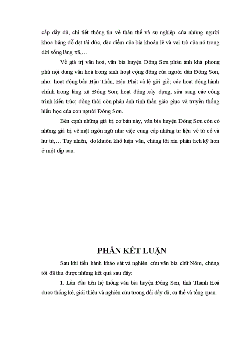 image for page Nghiên cứu văn bia huyện Đông Sơn, tỉnh Thanh Hoá làm đề tài Luận văn Thạc sĩ Ngữ văn - chuyên ngành Hán Nôm