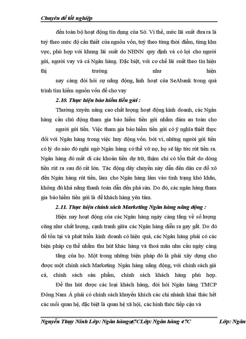 image for page Giải pháp nâng cao hiệu quả huy động vốn tại ngân hàng thương mại cổ phần Đông Nam Á