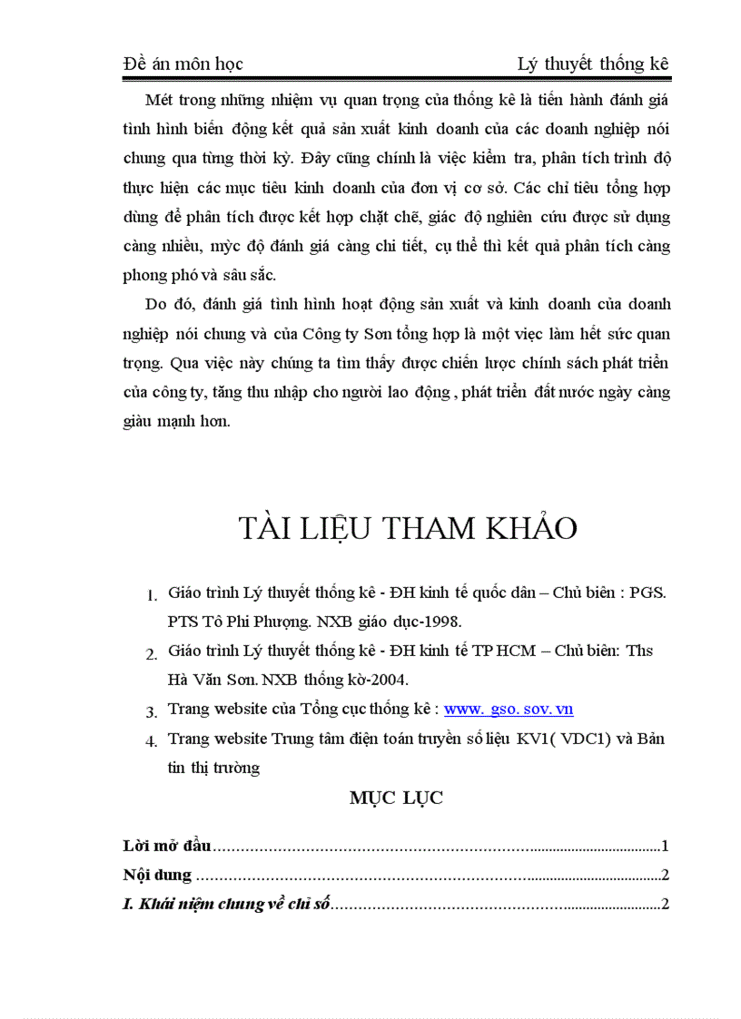 image for page Vận dụng phương pháp chỉ số trong phân tích kết quả sản xuất, kinh doanh của Công ty Sơn tổng hợp