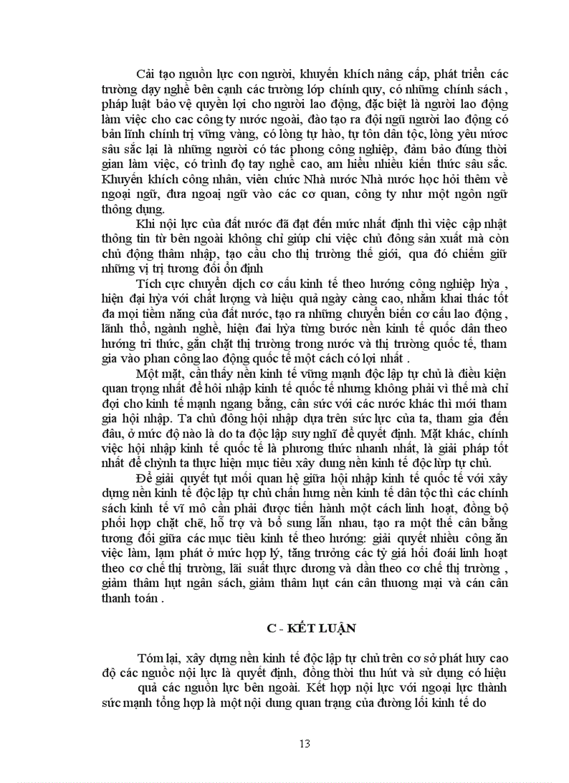 image for page Mâu thuẫn biện chứng giữa xây dựng kinh tế độc lập tự chủ và hội nhập kinh tế Quốc tế