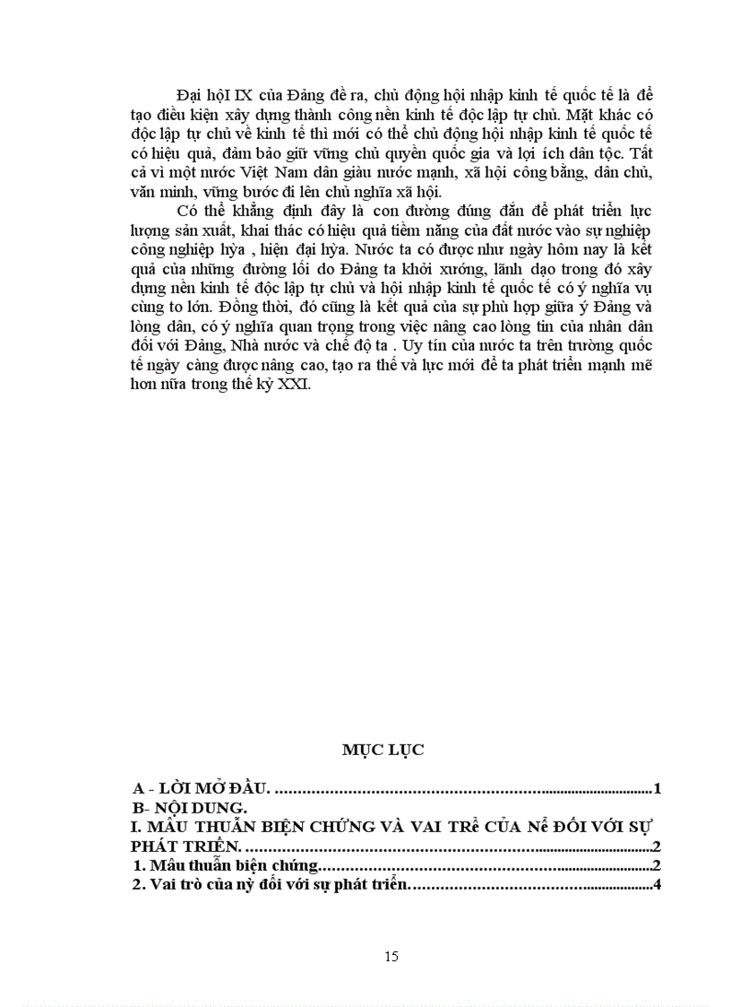 image for page Mâu thuẫn biện chứng giữa xây dựng kinh tế độc lập tự chủ và hội nhập kinh tế Quốc tế