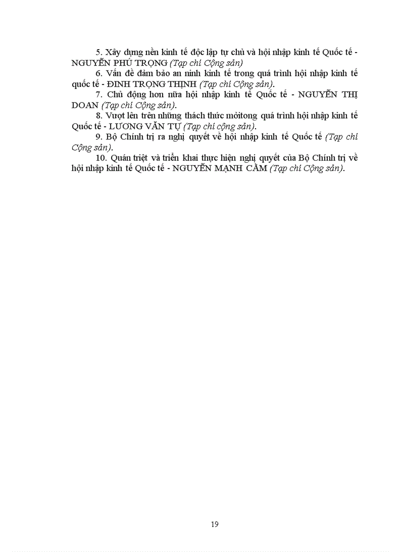 image for page Mâu thuẫn biện chứng giữa xây dựng kinh tế độc lập tự chủ và hội nhập kinh tế Quốc tế
