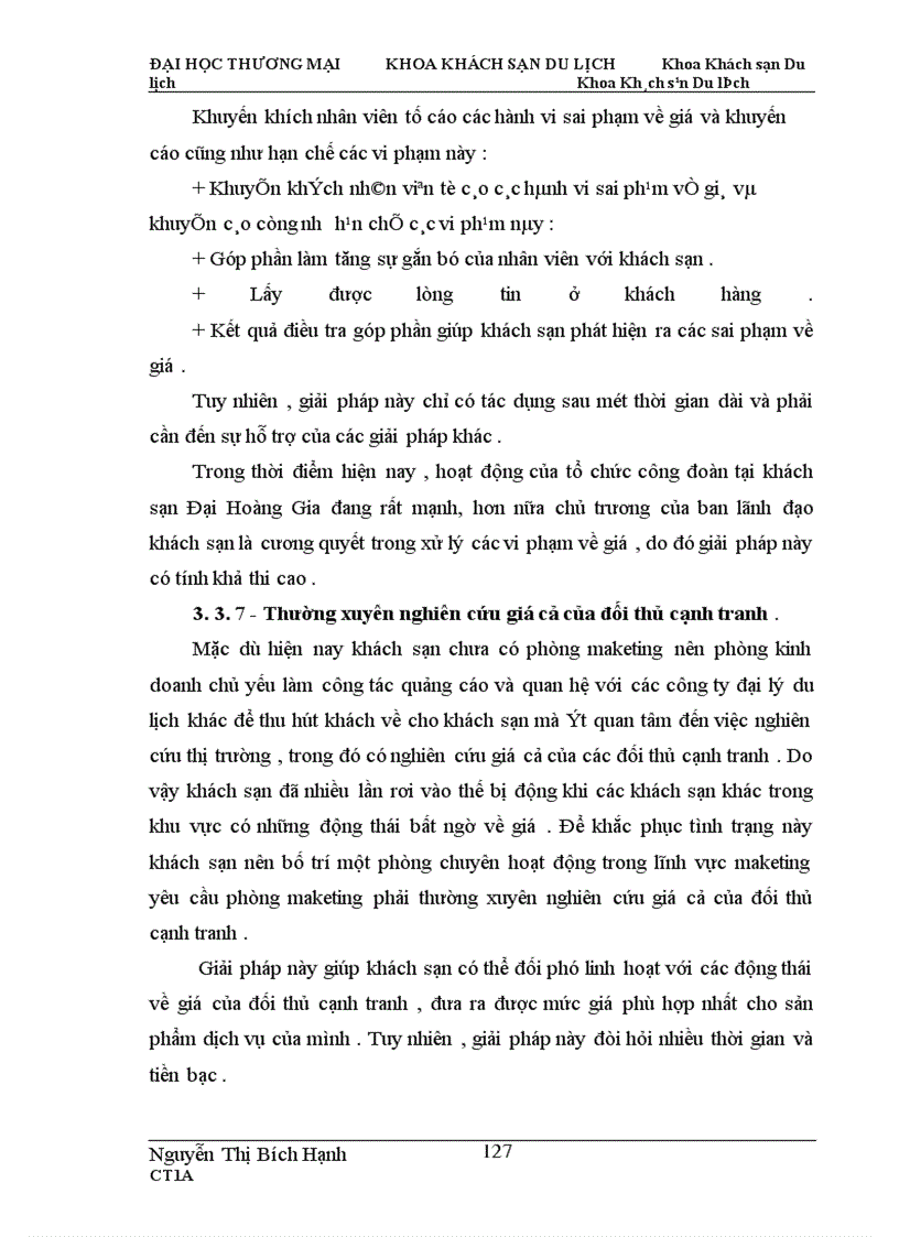 image for page Hoàn thiện công tác quản lý giá sản phẩm lưu trú tại “ Khách sạn Đại Hoàng Gia