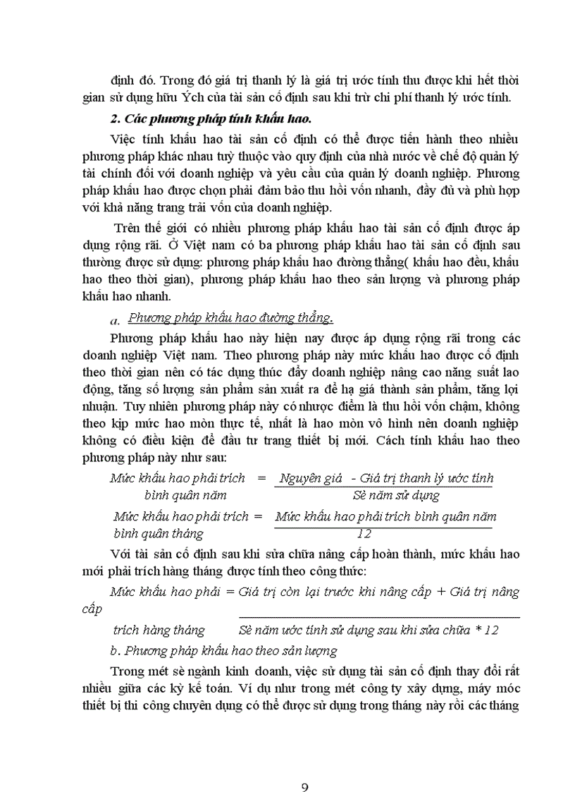 image for page Một số vấn đề về hạch toán khấu hao tài sản cố định trong doanh nghiệp hiện nay