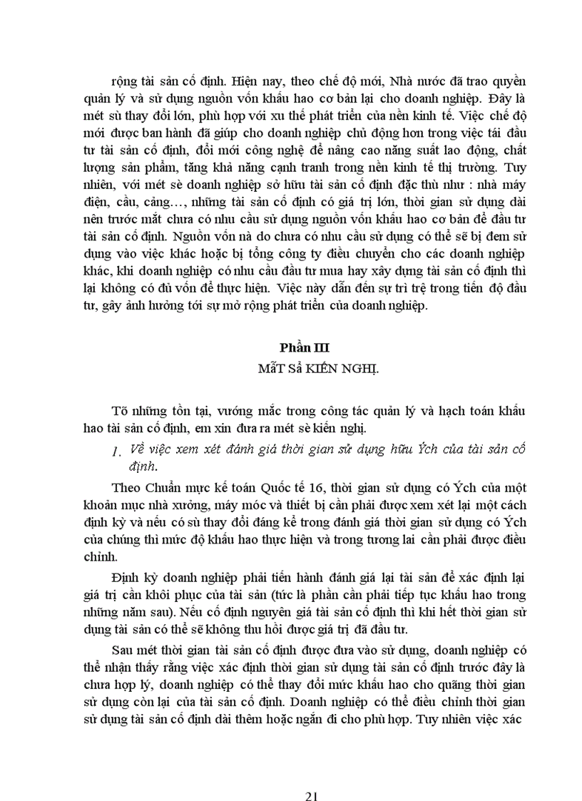 image for page Một số vấn đề về hạch toán khấu hao tài sản cố định trong doanh nghiệp hiện nay