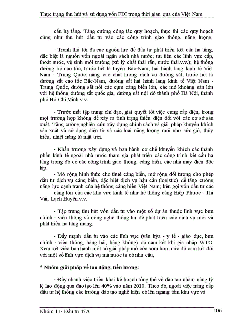 image for page Thực trạng thu hút và sử dụng vốn FDI trong thời gian qua của Việt Nam