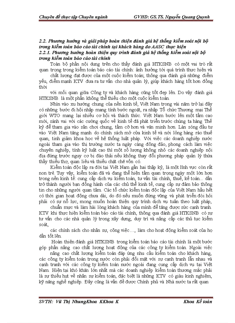 image for page Hoàn thiện đánh giá hệ thống kiểm soát nội bộ trong kiểm toán báo cáo tài chính do Công ty TNHH Dịch vụ Tư vấn Tài chính Kế toán và Kiểm toán AASC thực hiện