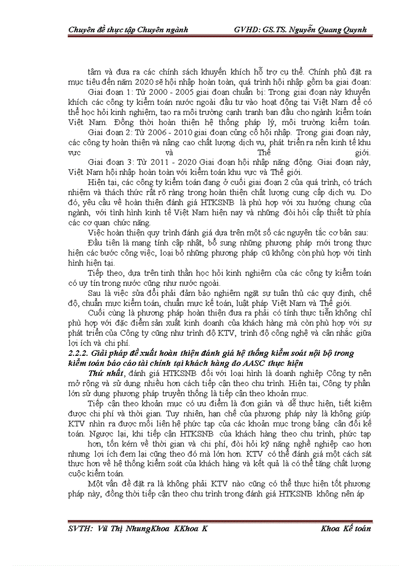 image for page Hoàn thiện đánh giá hệ thống kiểm soát nội bộ trong kiểm toán báo cáo tài chính do Công ty TNHH Dịch vụ Tư vấn Tài chính Kế toán và Kiểm toán AASC thực hiện