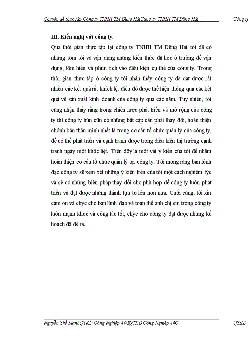 image for page Biện pháp nhằm hoàn thiện cơ cấu tổ chức quản lý tại công ty TNHH Dũng Hải