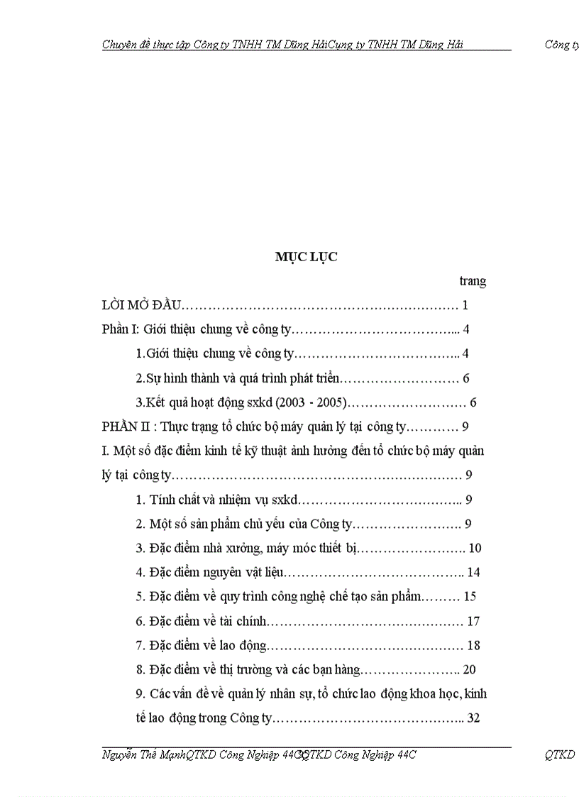 image for page Biện pháp nhằm hoàn thiện cơ cấu tổ chức quản lý tại công ty TNHH Dũng Hải