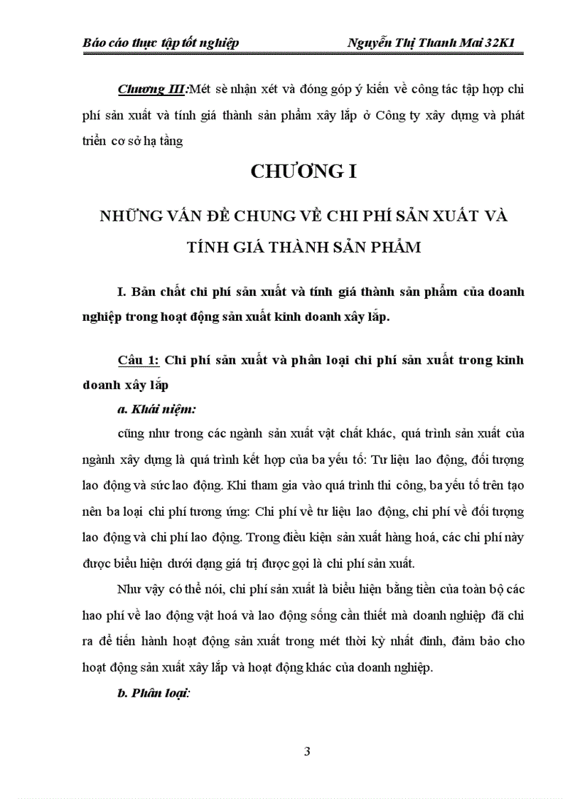 image for page Tổ chức kế toán tổng hợp chi phí sản xuất và tính giá thành sản phẩm xây lắp ở Công ty xây dựng và phát triển cơ sở hạ tầng