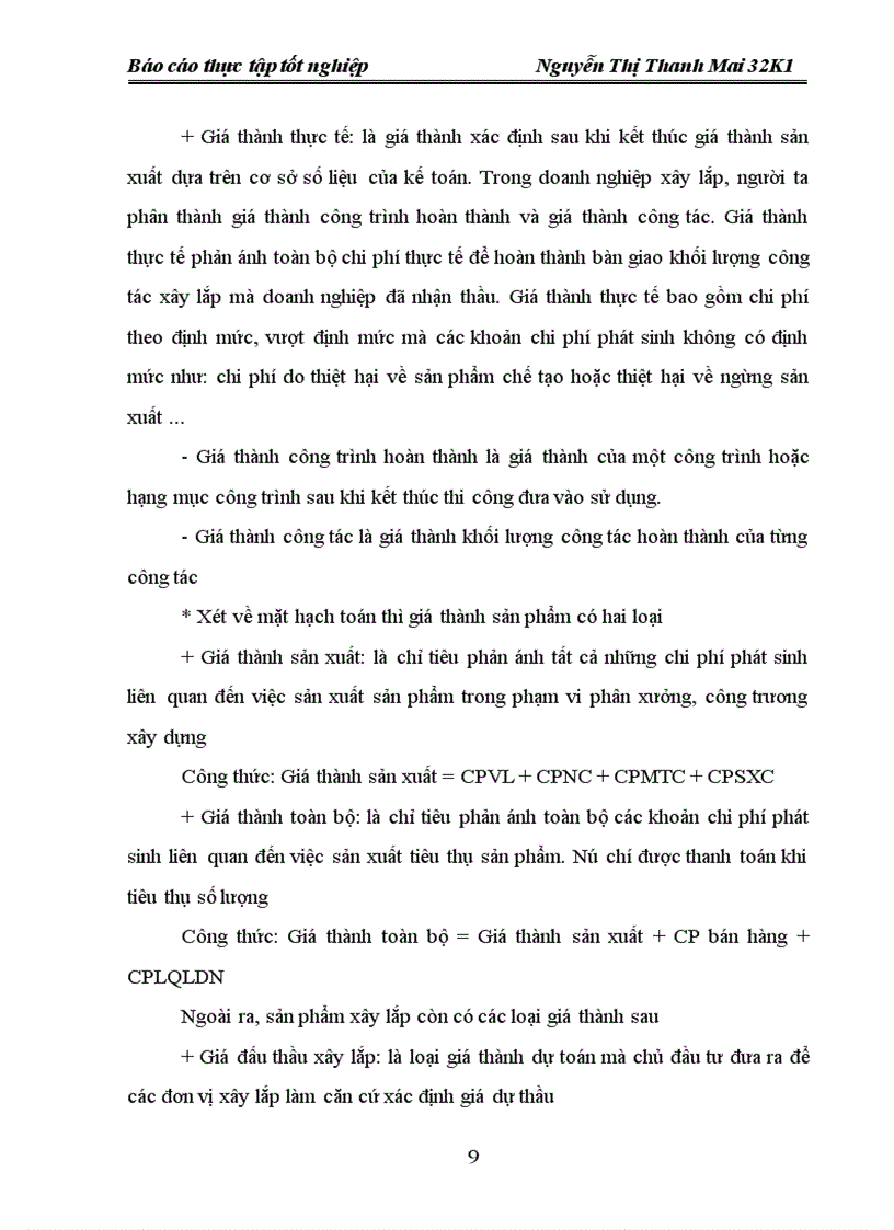 image for page Tổ chức kế toán tổng hợp chi phí sản xuất và tính giá thành sản phẩm xây lắp ở Công ty xây dựng và phát triển cơ sở hạ tầng