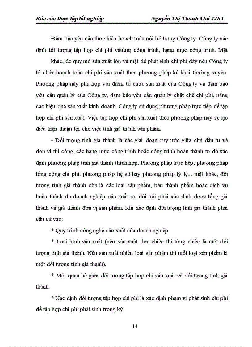 image for page Tổ chức kế toán tổng hợp chi phí sản xuất và tính giá thành sản phẩm xây lắp ở Công ty xây dựng và phát triển cơ sở hạ tầng