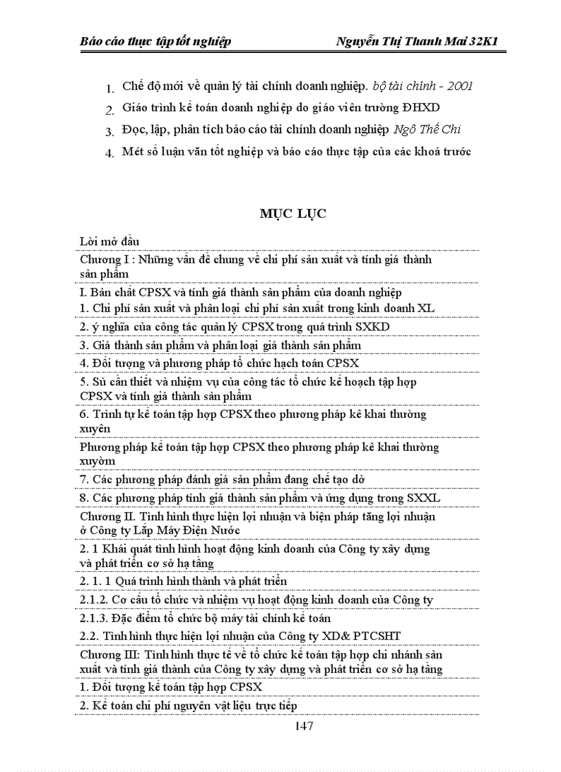 image for page Tổ chức kế toán tổng hợp chi phí sản xuất và tính giá thành sản phẩm xây lắp ở Công ty xây dựng và phát triển cơ sở hạ tầng