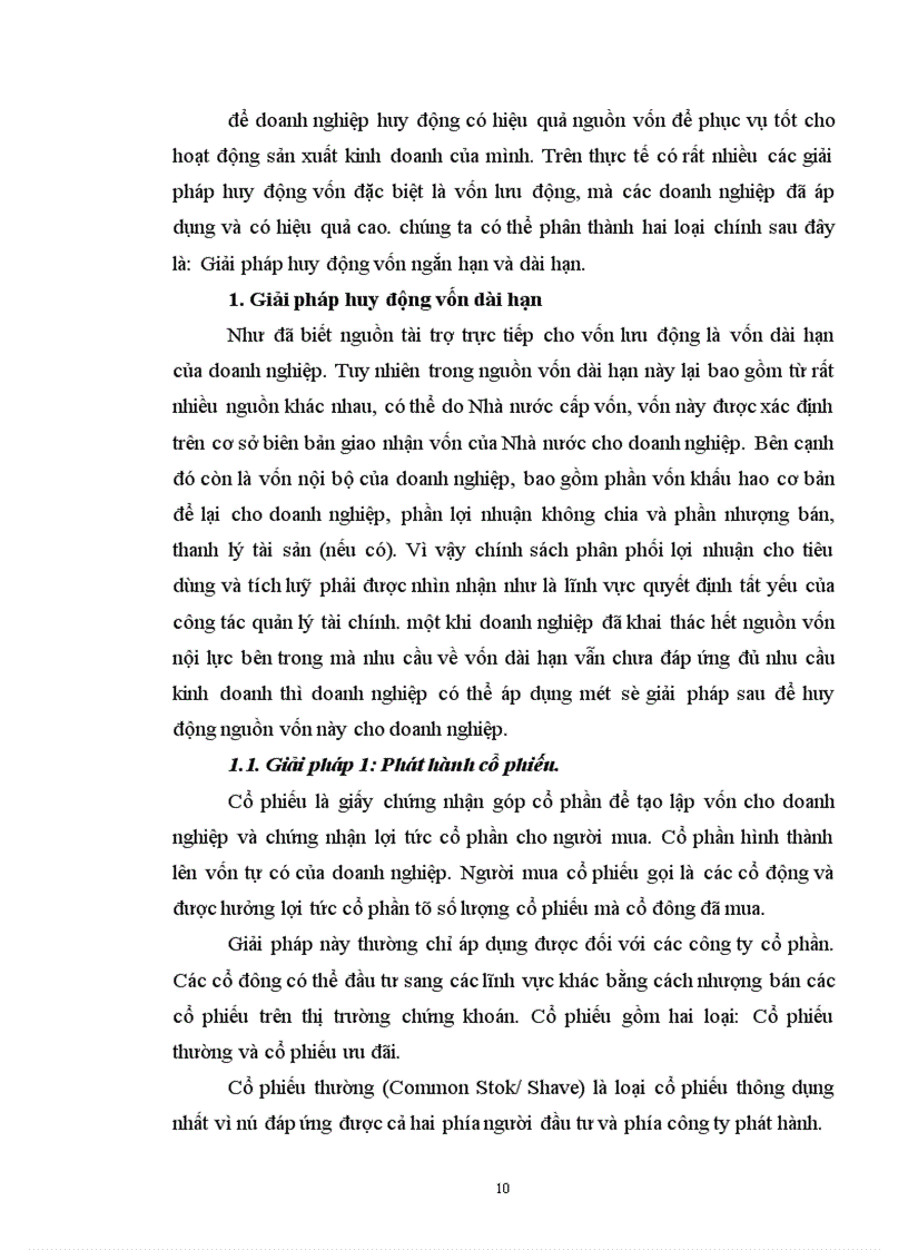 image for page Vốn lưu động và các biện pháp nâng cao hiệu quả sử dụng vốn lưu động tại Xí nghiệp Chế biến và Kinh doanh Nông thổ sản - Hà Nội