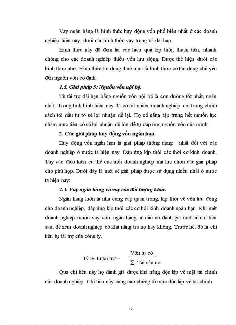 image for page Vốn lưu động và các biện pháp nâng cao hiệu quả sử dụng vốn lưu động tại Xí nghiệp Chế biến và Kinh doanh Nông thổ sản - Hà Nội