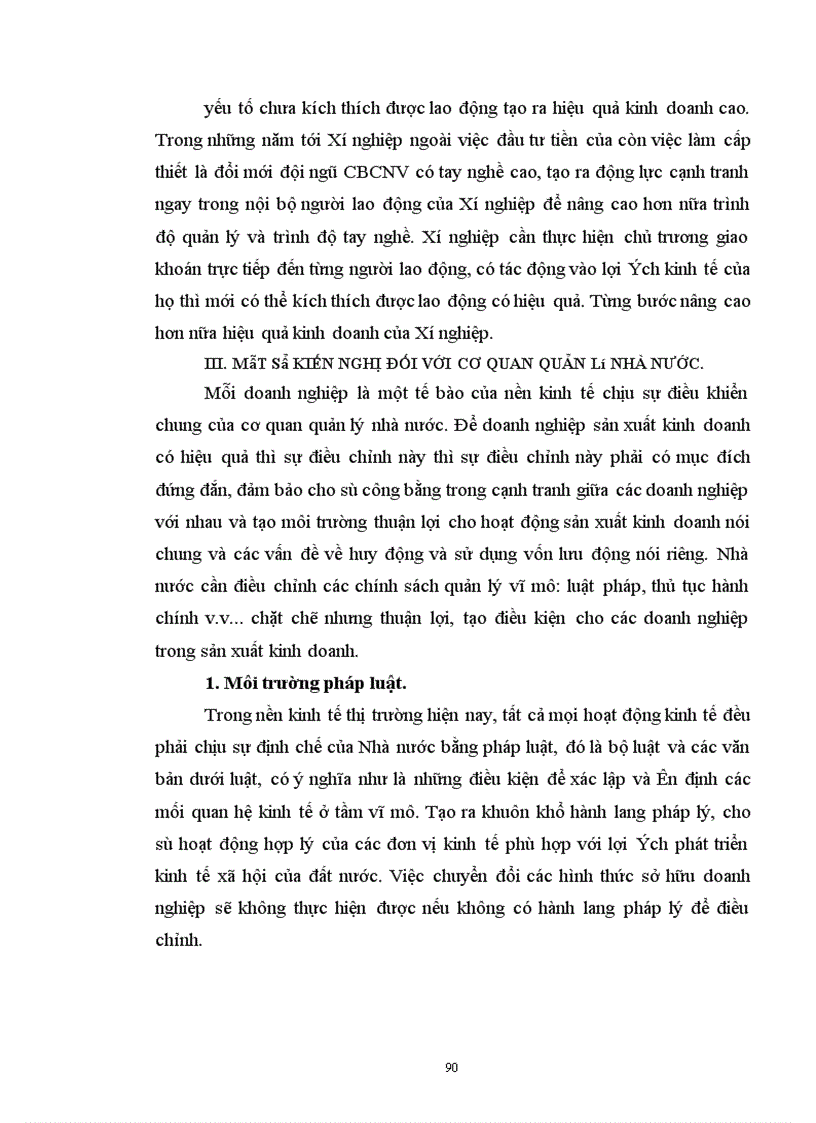 image for page Vốn lưu động và các biện pháp nâng cao hiệu quả sử dụng vốn lưu động tại Xí nghiệp Chế biến và Kinh doanh Nông thổ sản - Hà Nội