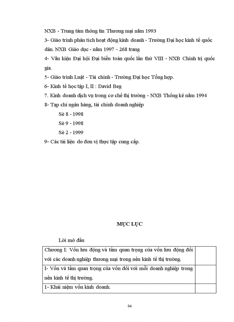 image for page Vốn lưu động và các biện pháp nâng cao hiệu quả sử dụng vốn lưu động tại Xí nghiệp Chế biến và Kinh doanh Nông thổ sản - Hà Nội