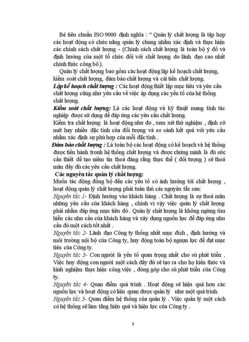 image for page Một số biện pháp nhằm góp phần xây dựng và phát triển Hệ thống quản lý chất lượng ISO 9002 tại Công ty Rượu - Nước giải khát Thăng Long