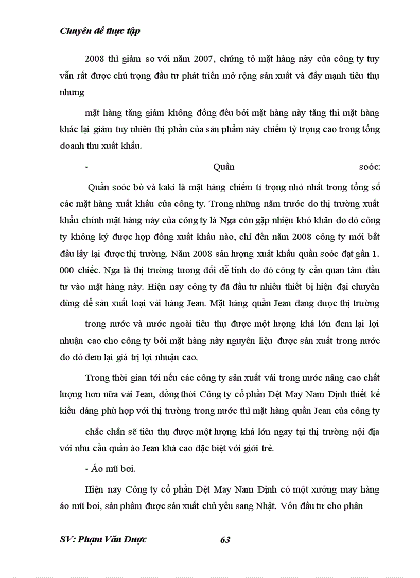 image for page Phương hướng và một số giải pháp nhằm thúc đẩy xuất khẩu của công ty cổ phần dệt may nam định.