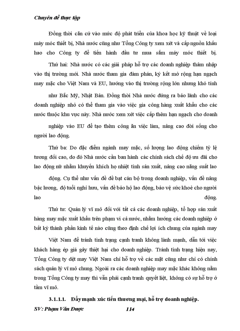image for page Phương hướng và một số giải pháp nhằm thúc đẩy xuất khẩu của công ty cổ phần dệt may nam định.