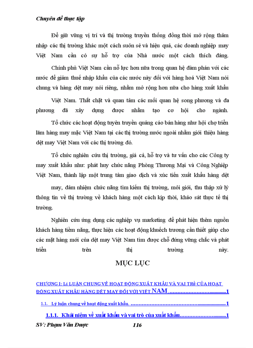 image for page Phương hướng và một số giải pháp nhằm thúc đẩy xuất khẩu của công ty cổ phần dệt may nam định.