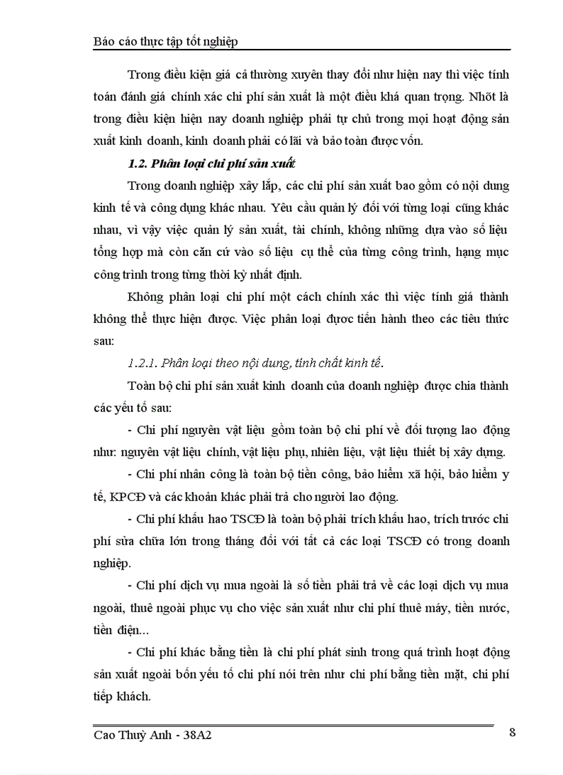 image for page Kế toán chi phí sản xuất và tính giá thành sản phẩm ở Xí nghiệp xây dựng Binh đoàn 11