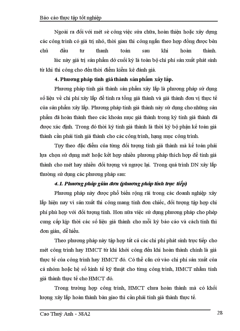 image for page Kế toán chi phí sản xuất và tính giá thành sản phẩm ở Xí nghiệp xây dựng Binh đoàn 11