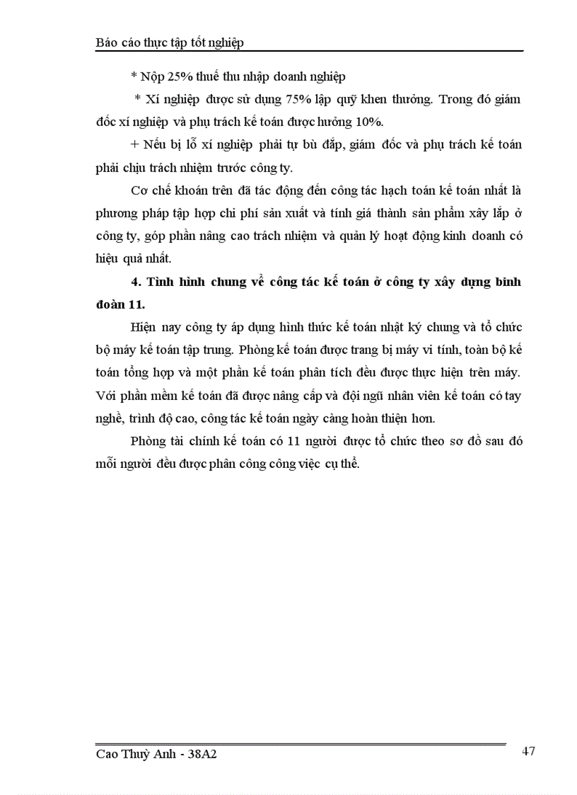 image for page Kế toán chi phí sản xuất và tính giá thành sản phẩm ở Xí nghiệp xây dựng Binh đoàn 11