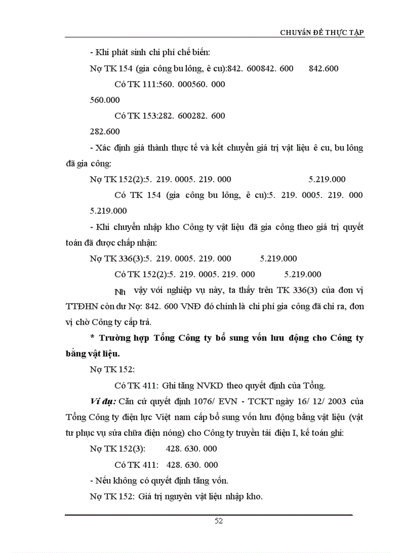 image for page Hoàn thiện công tác hạch toán nguyên vật liệu với việc nâng cao hiệu quả sử dụng vốn lưu động tại Công ty Truyền tải điện I