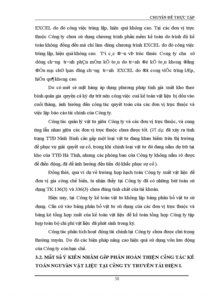 image for page Hoàn thiện công tác hạch toán nguyên vật liệu với việc nâng cao hiệu quả sử dụng vốn lưu động tại Công ty Truyền tải điện I