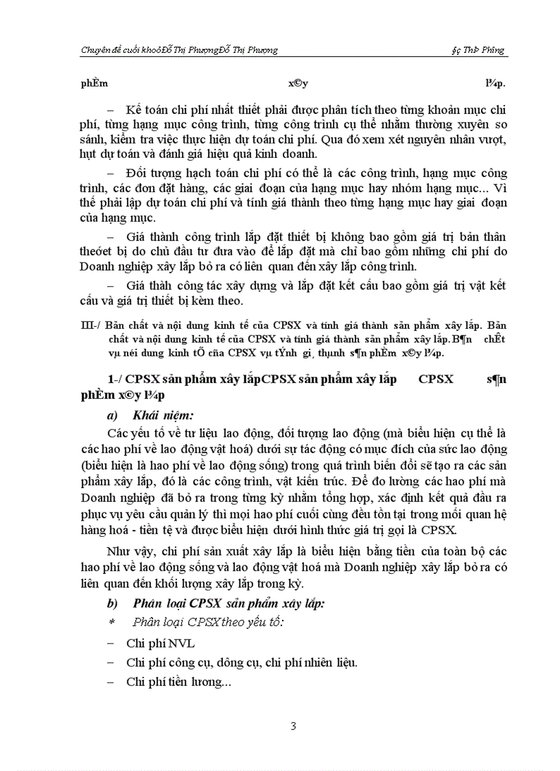 image for page Hạch toán chi phí sản xuất và tính giá thành sản phẩm xây lắp và ý kiến đề xuất nhằm hoàn thiện vấn đề này.