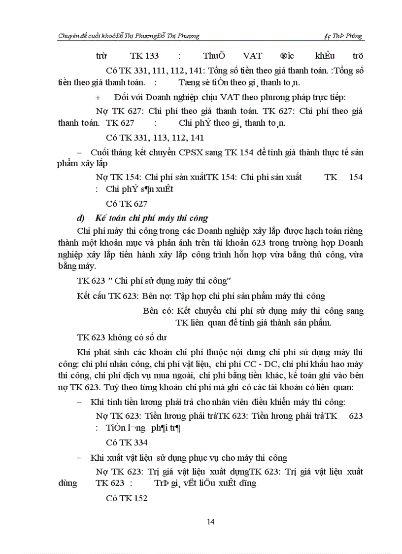 image for page Hạch toán chi phí sản xuất và tính giá thành sản phẩm xây lắp và ý kiến đề xuất nhằm hoàn thiện vấn đề này.