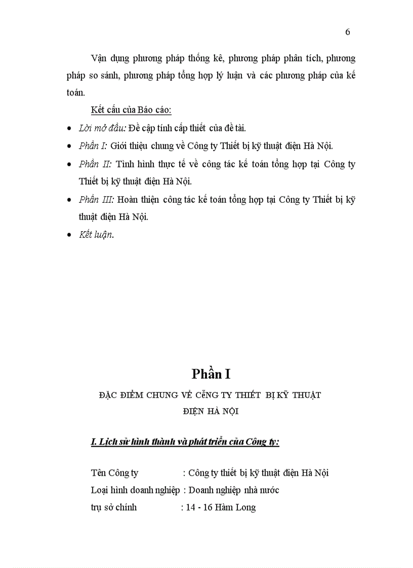 image for page Hoàn thiện công tác kế toán tổng hợp tại Công ty Thiết bị kỹ thuật điện Hà Nội