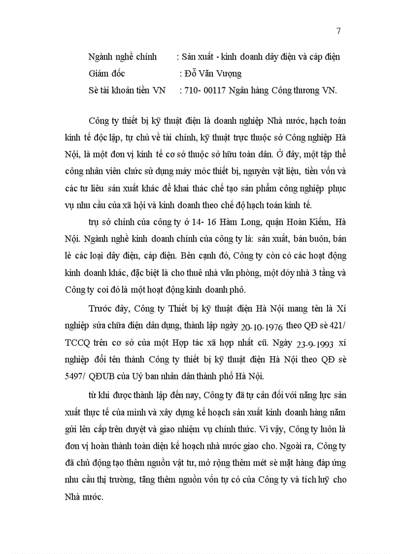 image for page Hoàn thiện công tác kế toán tổng hợp tại Công ty Thiết bị kỹ thuật điện Hà Nội