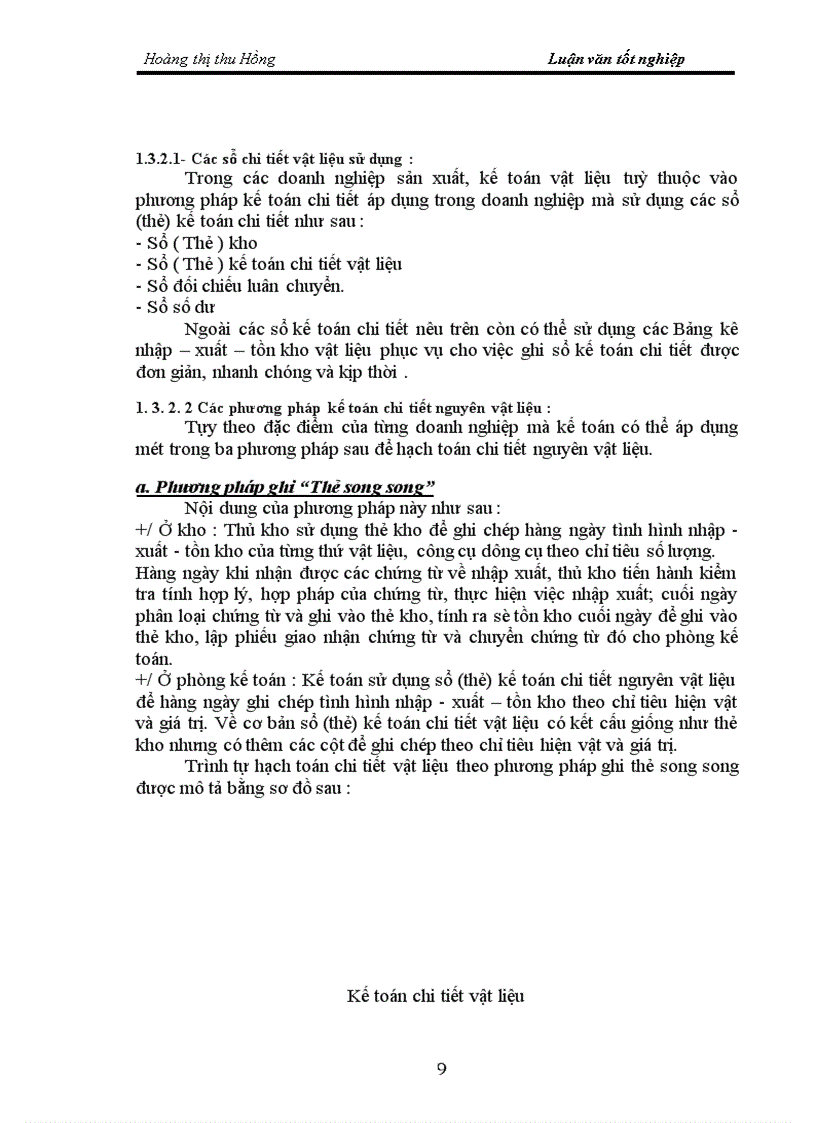 image for page Tình hình thực tế về công tác kế toán nguyên vật liệu tại nhà máy thiết bị bưu điện Hà nội