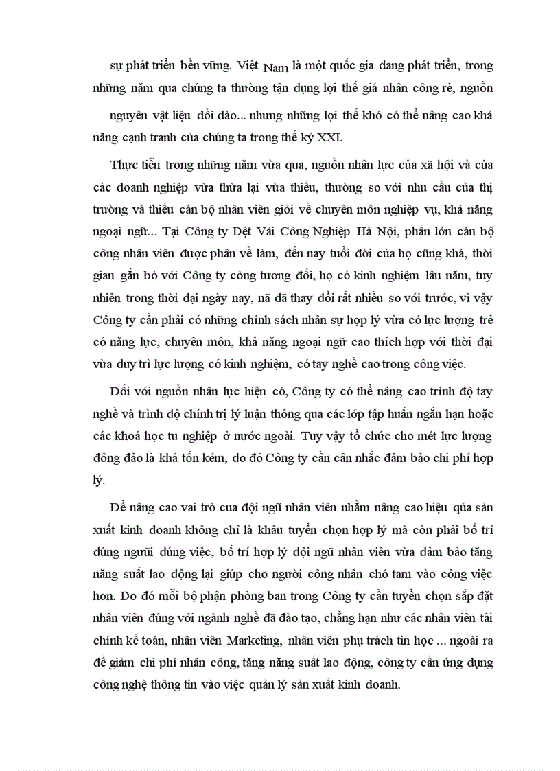 image for page Giải pháp nâng cao hiệu quả sử dụng vốn sản xuất kinh doanh tại Công ty Dệt Vải Công nghiệp Hà Nội