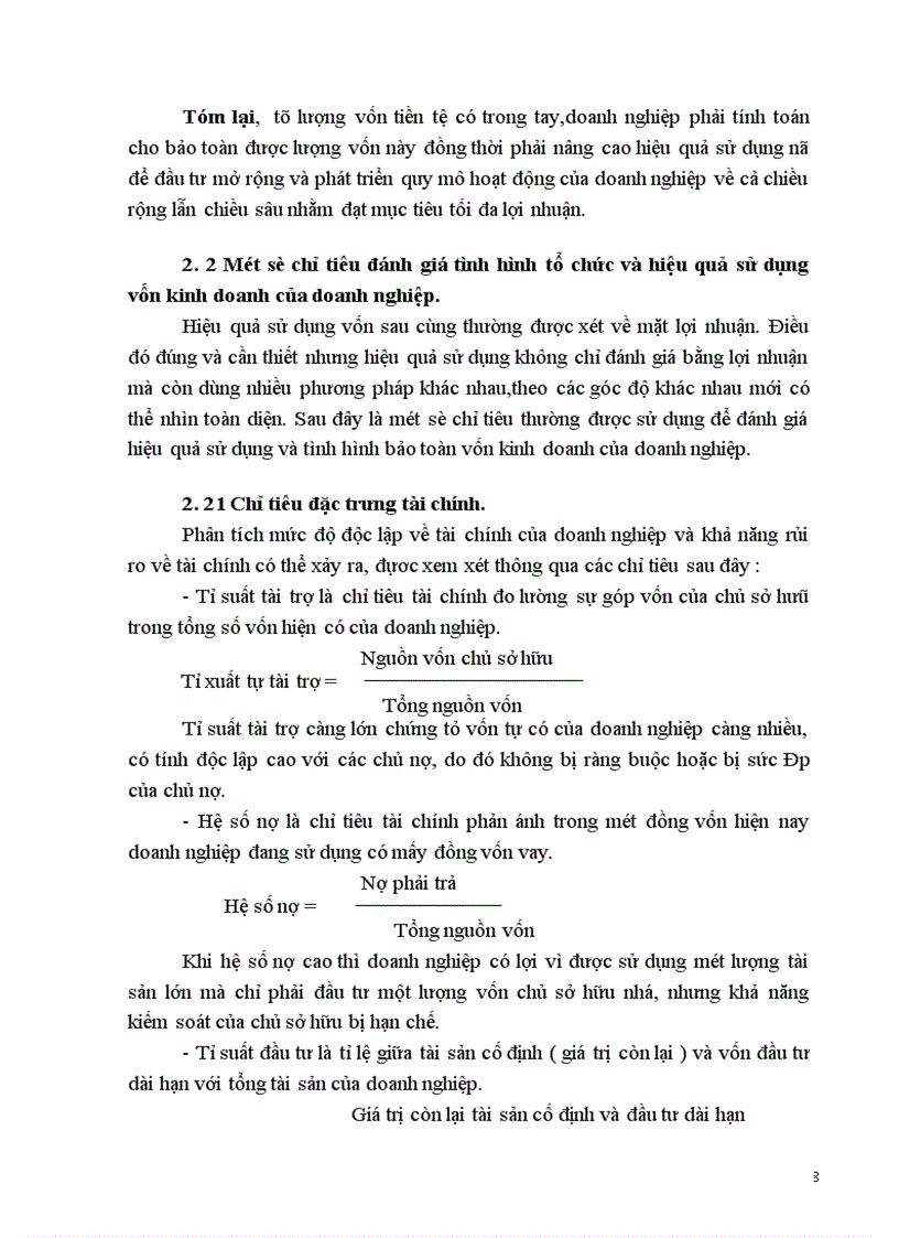 image for page Vốn kinh doanh và những biện pháp nâng cao hiệu quả sử dụng vốn kinh doanh