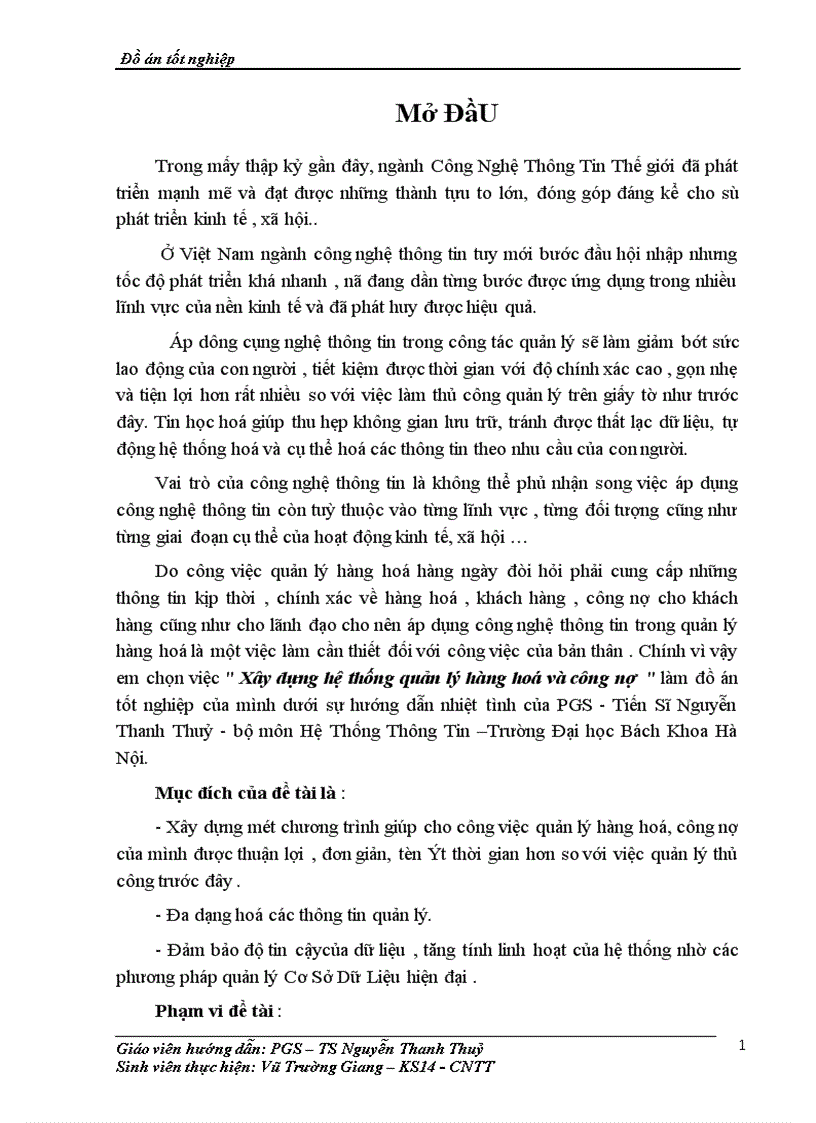 image for page Xây dựng hệ thống quản lý hàng hoá và công nợ