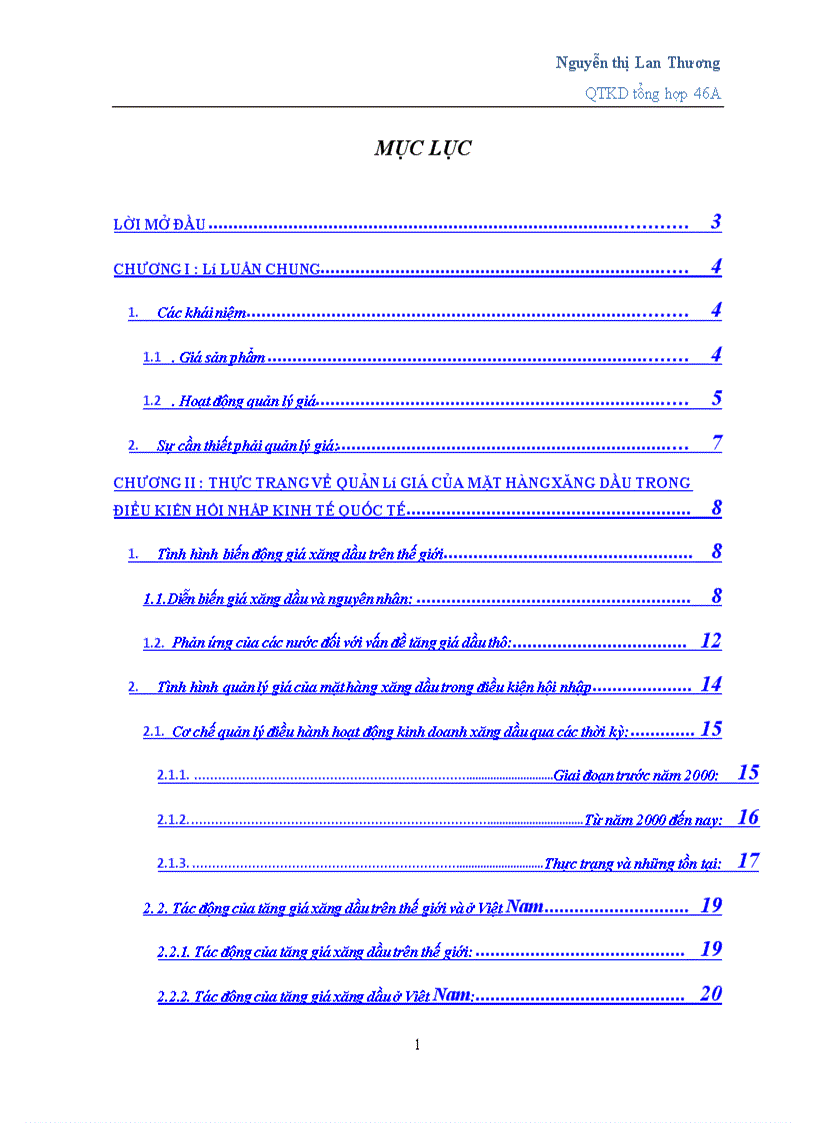image for page Quản lý giá của mặt hàng xăng dầu trong điều kiện hội nhập kinh tế quốc tế