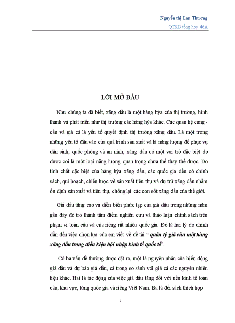 image for page Quản lý giá của mặt hàng xăng dầu trong điều kiện hội nhập kinh tế quốc tế