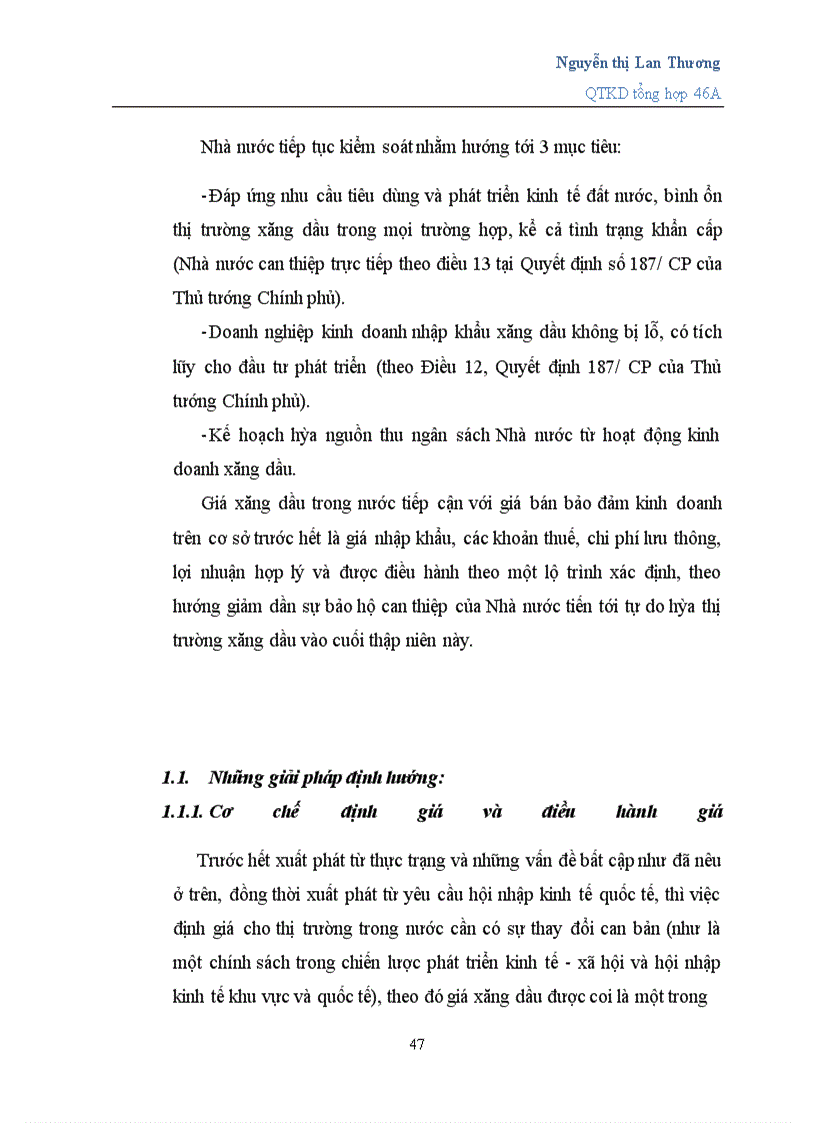 image for page Quản lý giá của mặt hàng xăng dầu trong điều kiện hội nhập kinh tế quốc tế