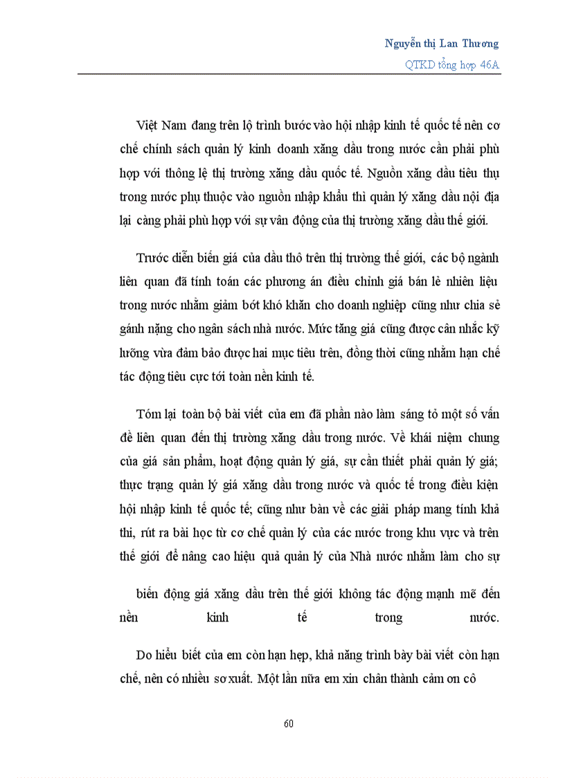 image for page Quản lý giá của mặt hàng xăng dầu trong điều kiện hội nhập kinh tế quốc tế