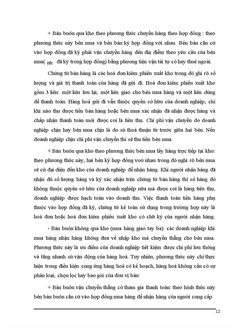 image for page Tổ chức công tác kế toán tiêu thụ sản phẩm ở công ty rượu hà nội