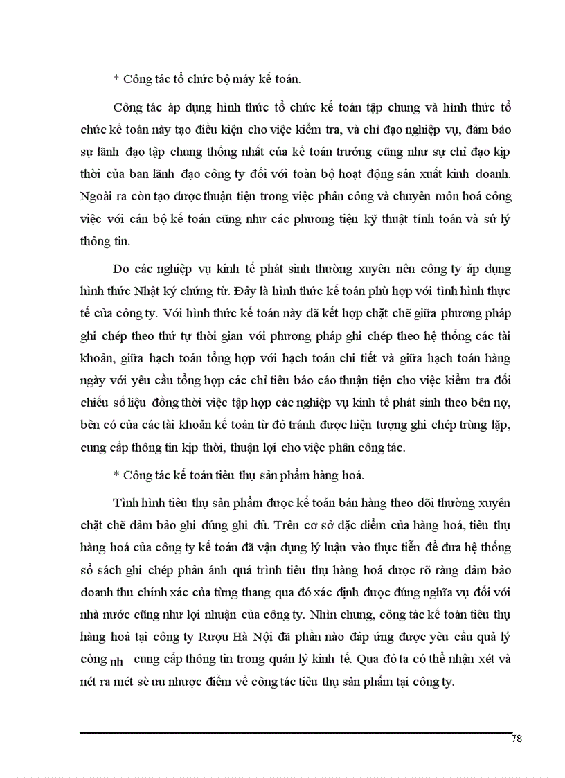 image for page Tổ chức công tác kế toán tiêu thụ sản phẩm ở công ty rượu hà nội