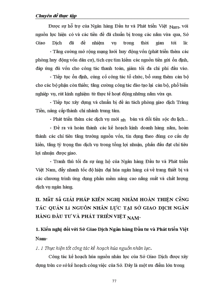 image for page Một số giải pháp nhằm hoàn thiện công tác quản lý nguồn nhân lực tại Sở Giao Dịch Ngân hàng Đầu tư và Phát triển Việt Nam