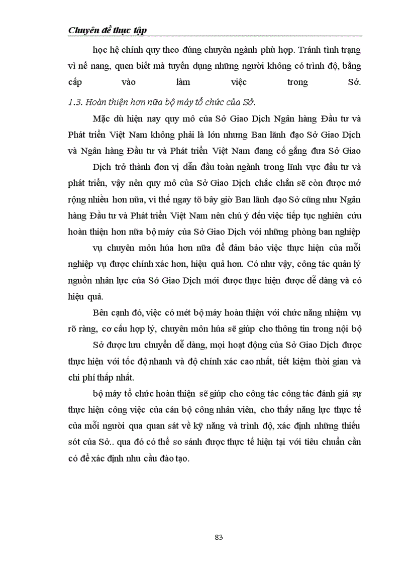 image for page Một số giải pháp nhằm hoàn thiện công tác quản lý nguồn nhân lực tại Sở Giao Dịch Ngân hàng Đầu tư và Phát triển Việt Nam