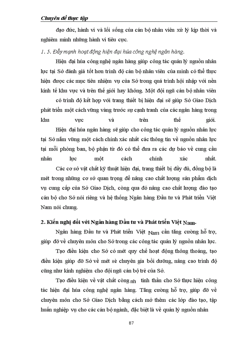 image for page Một số giải pháp nhằm hoàn thiện công tác quản lý nguồn nhân lực tại Sở Giao Dịch Ngân hàng Đầu tư và Phát triển Việt Nam