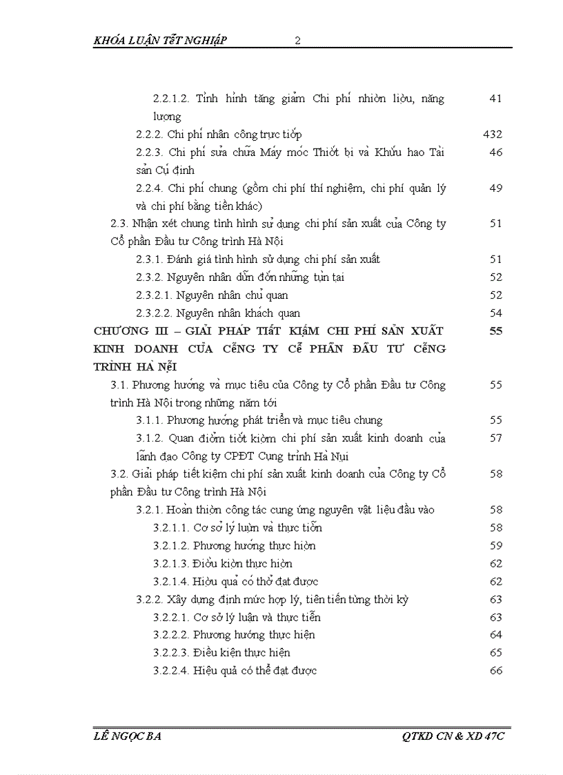 image for page Giải pháp tiết kiệm chi phí sản xuất kinh doanh của công ty cổ phần đầu tư công trình Hà Nội