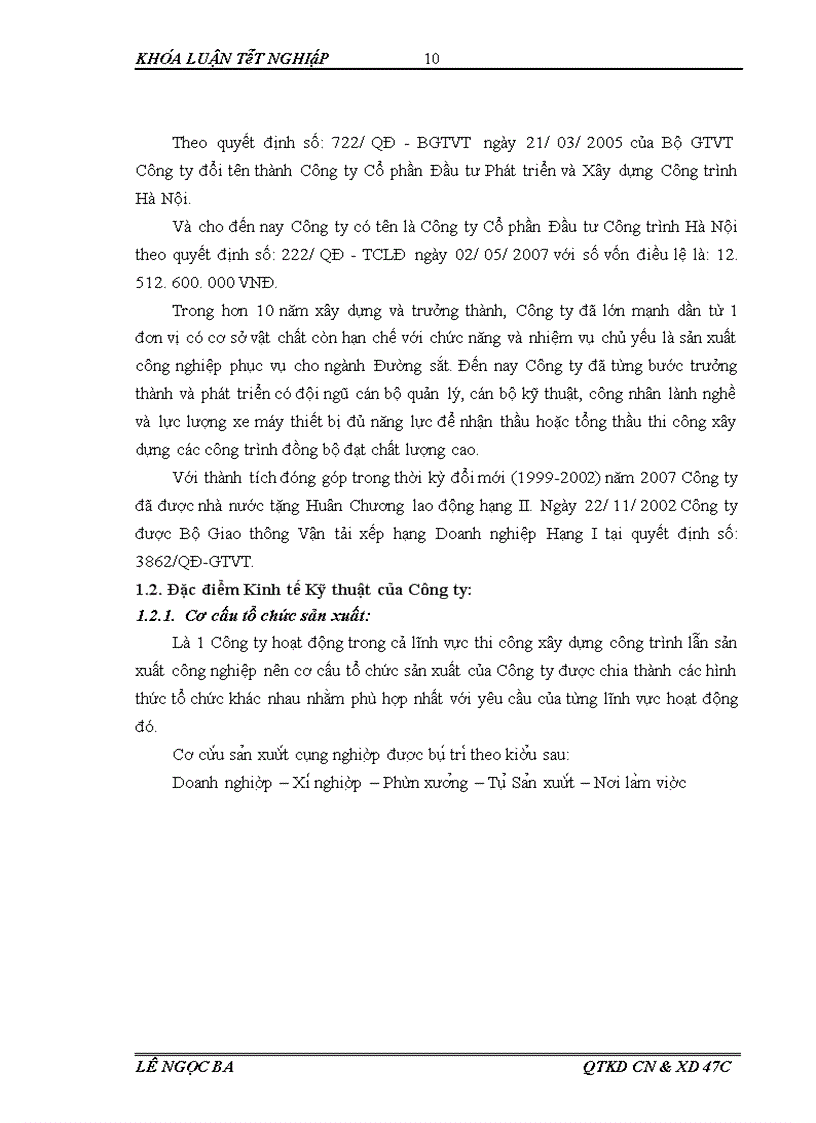 image for page Giải pháp tiết kiệm chi phí sản xuất kinh doanh của công ty cổ phần đầu tư công trình Hà Nội